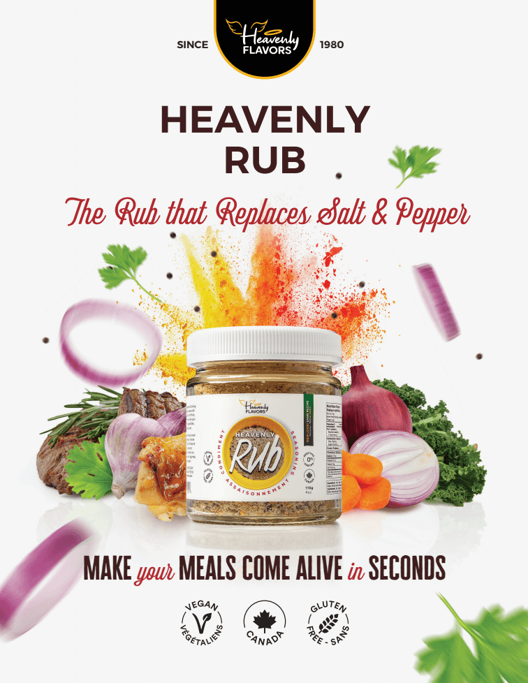 Heavenly Rub Seasoning (110gr) - Heavenly Flavors